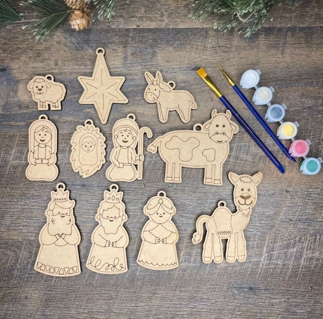 Nativity paint kit