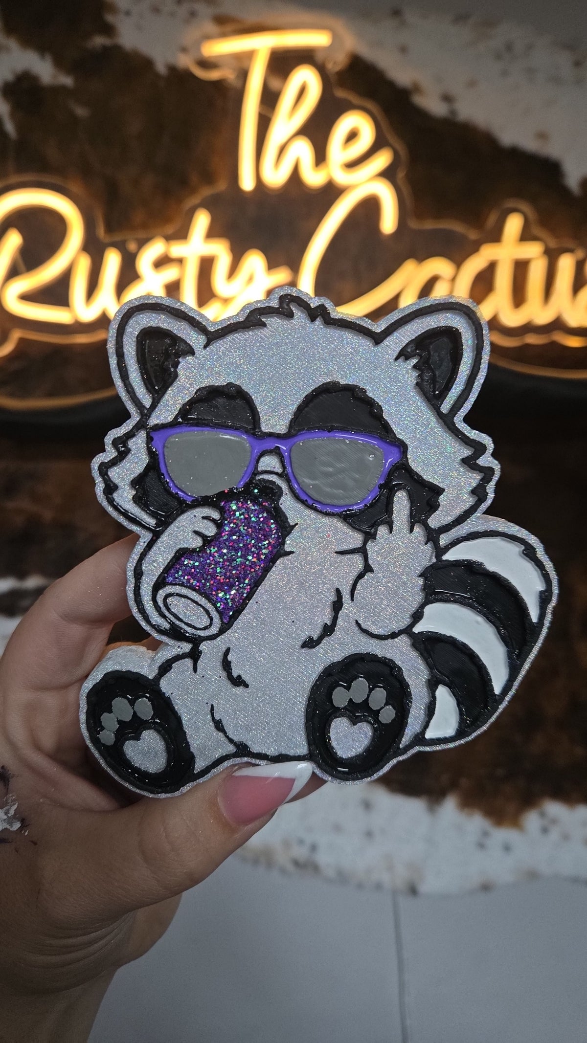 Thirsty Racoon