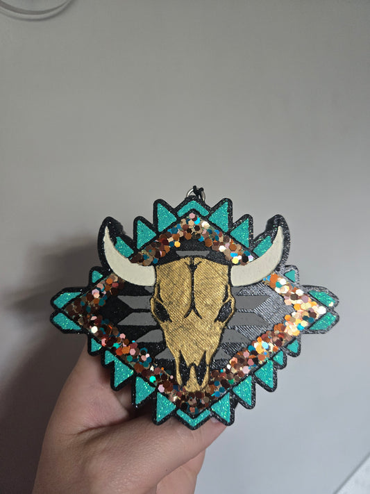 Aztec Bull skull