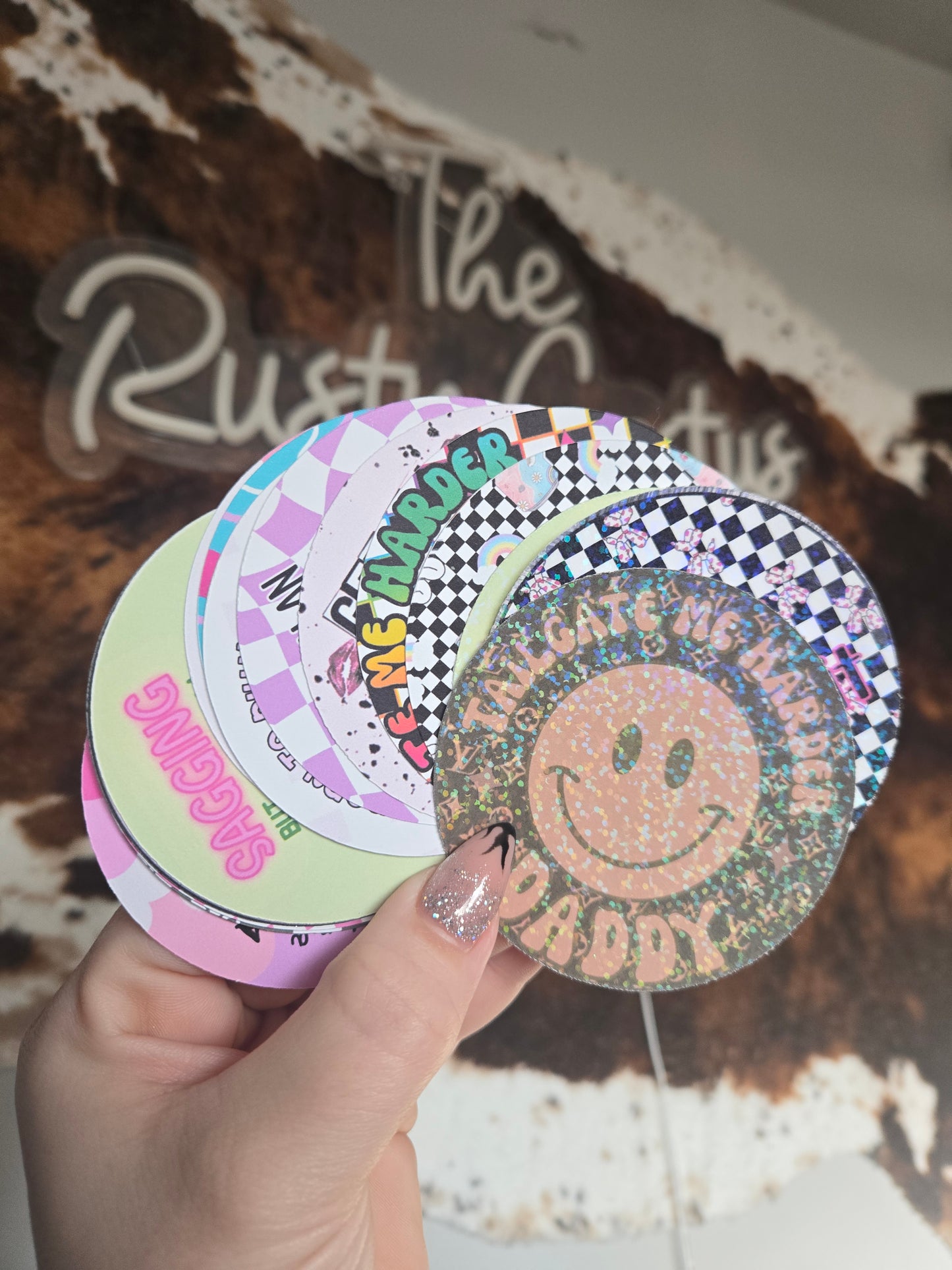 Card Stock Freshie Dot Frame